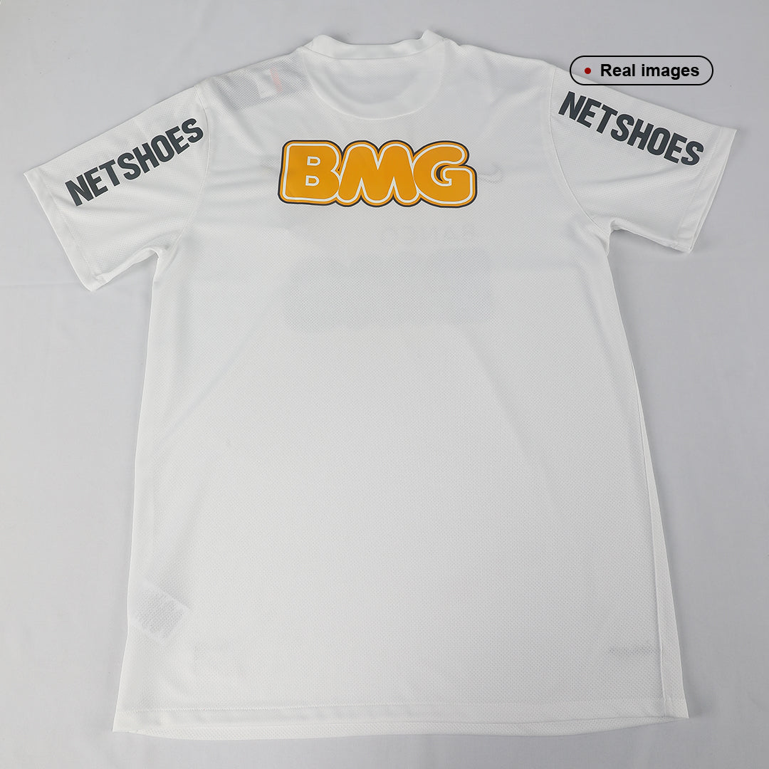 NEYMAR JR #11 Santos FC Hazai Retro Futball Mez 2012 Fehér
