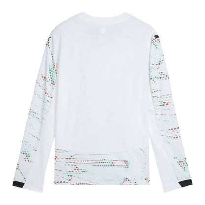 Portugal Idegenbeli Hosszú Ujjú Mez 2025- Fehér