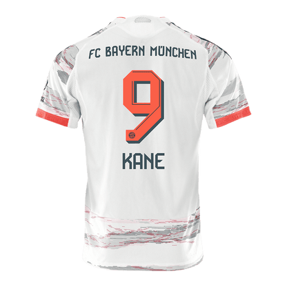 KANE #9 Hiteles Bayern Munich Idegenbeli Soccer Mez 2025/26 Fehér