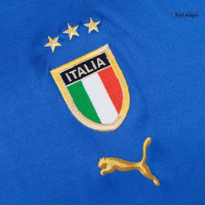 Italy Hazai Retro Futball Mez 2004 Kék
