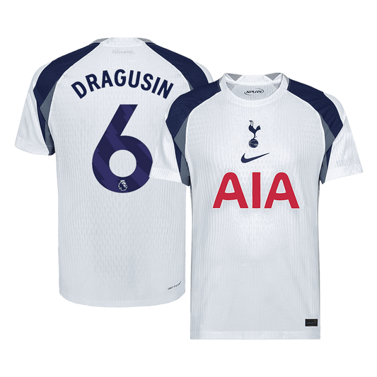 DRAGUSIN #6 Tottenham Hotspur Játékos Otthon Mez 2025/26 Fehér