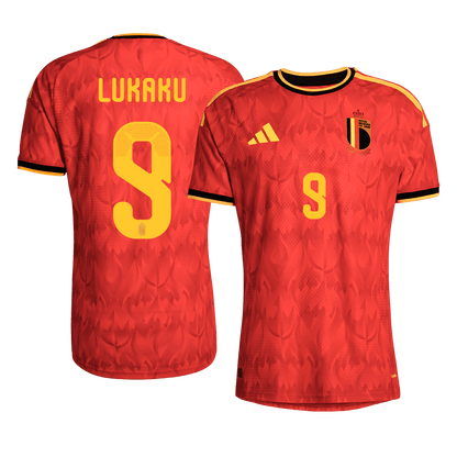 LUKAKU #9 Belgium Játékos Verzió Hazai Mez Világbajnoki 2026 Piros