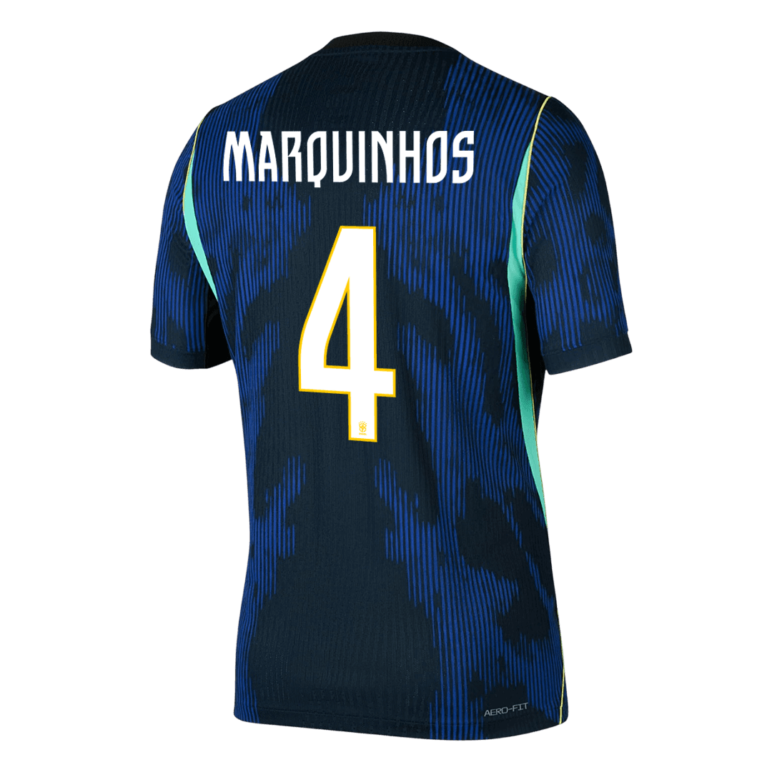 MARQUINHOS #4 Brazil Játékos Verzió Idegenbeli Mez Világbajnoki 2026
