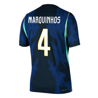 MARQUINHOS #4 Brazil Játékos Verzió Idegenbeli Mez Világbajnoki 2026