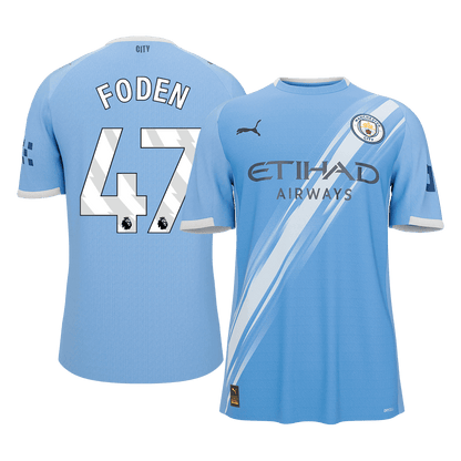 FODEN #47 Manchester City Otthoni Futball Mez 2025/26 Kék
