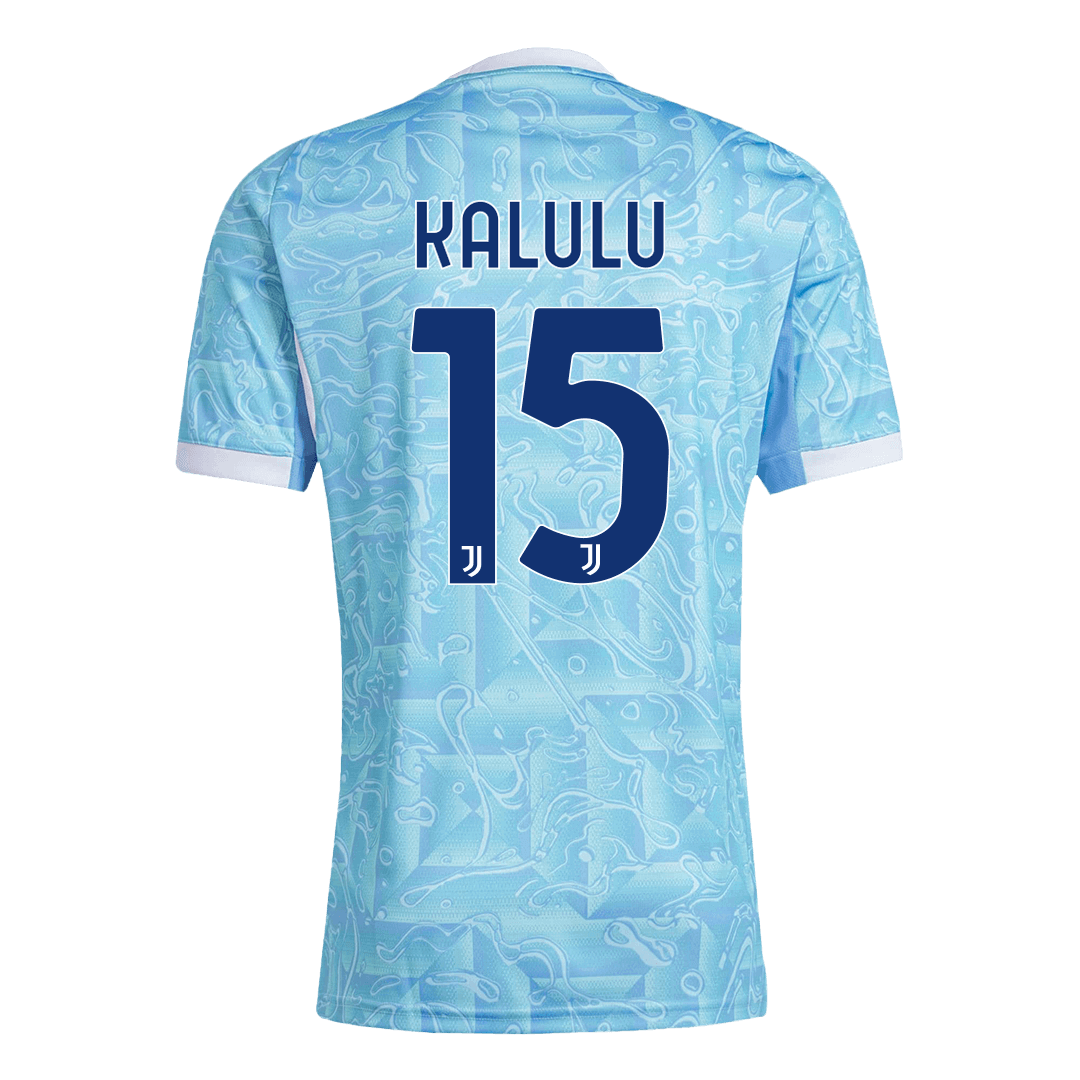 KALULU #15 Juventus Idegenbeli Mez 2025/26 Kék