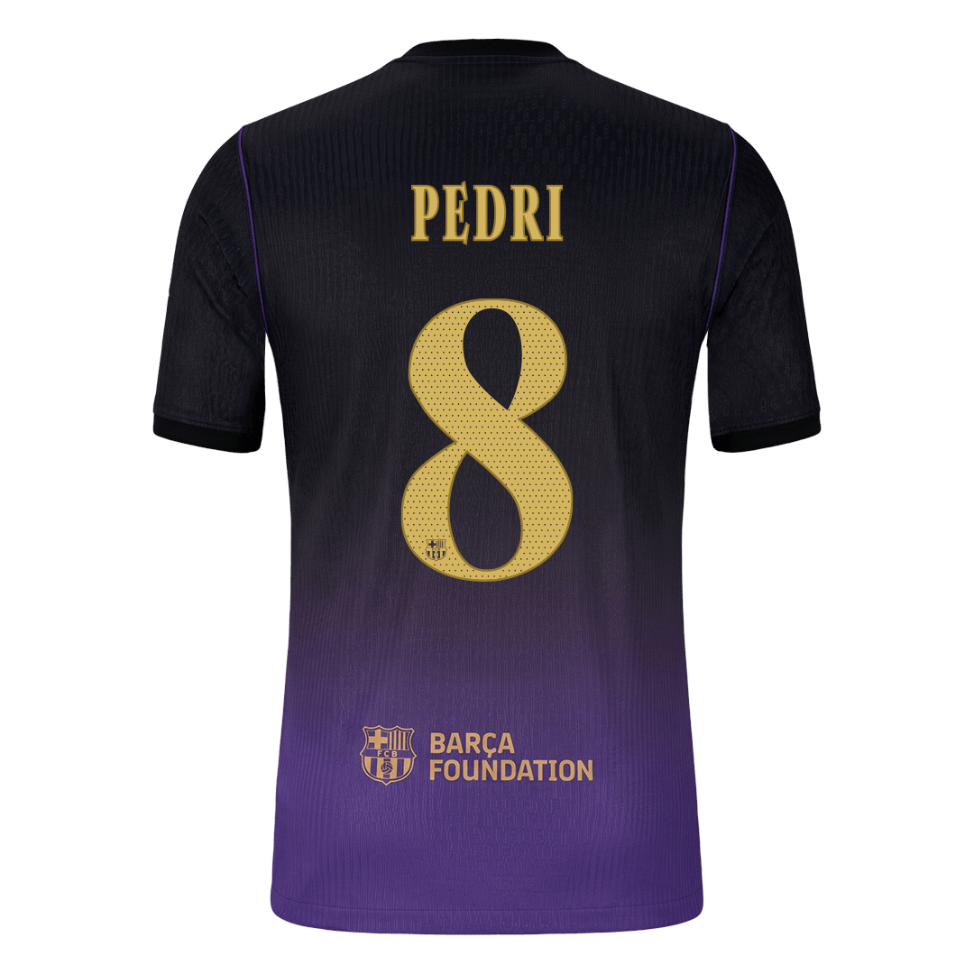 PEDRI #8 Barcelona Játékos Verzió Idegenbeli Mez 2026/27 - UCL