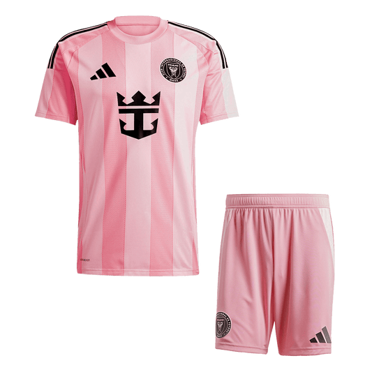 Inter Miami Otthoni Soccer Mez Készlet(Mez+Rövidnadrág) 2025 Rózsaszín