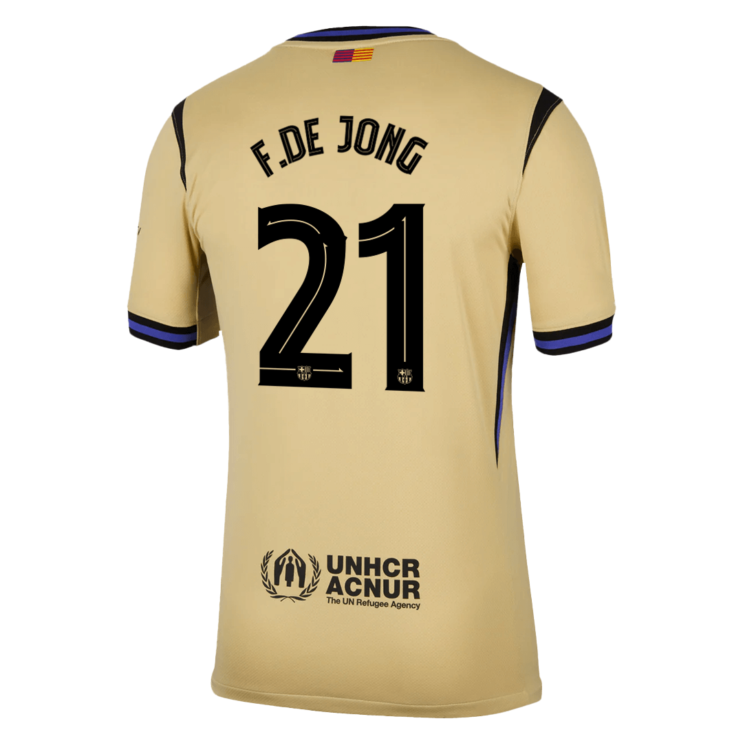 F.DE JONG #21 Barcelona 
 Idegen 
 Futball Mez 
2025/26 
 Sárga 
 
 
- UCL