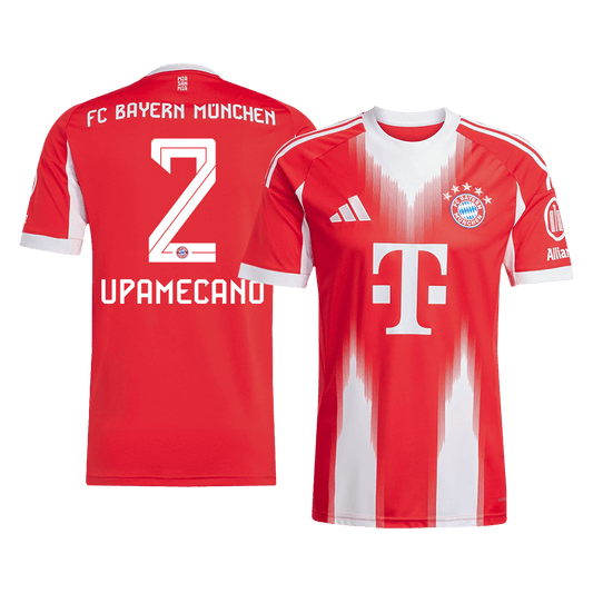 UPAMECANO #2 Bayern Munich Otthon Mez 2025/26 Piros