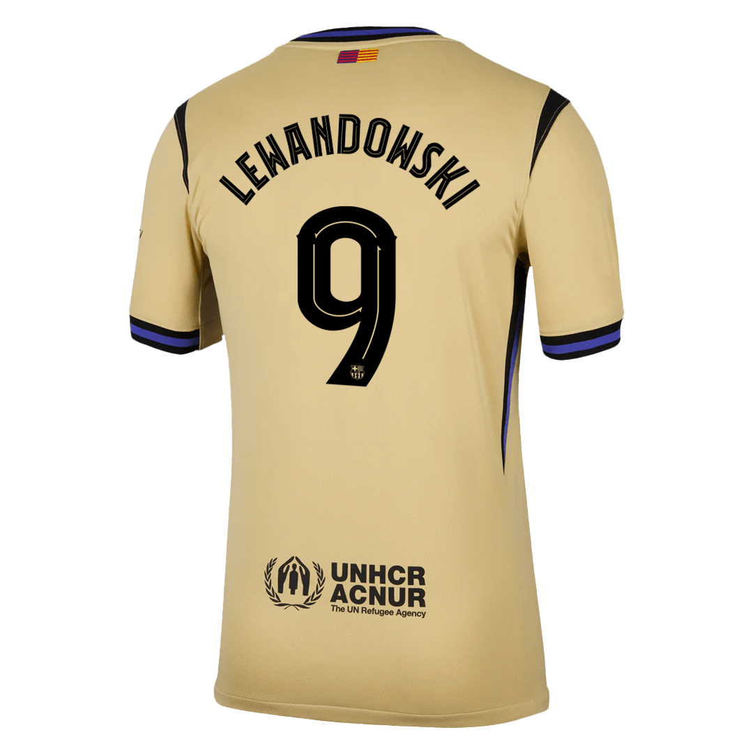 LEWANDOWSKI #9 Barcelona 
 Idegen 
 Futball Mez 
2025/26 
 Sárga 
 
 
- UCL
