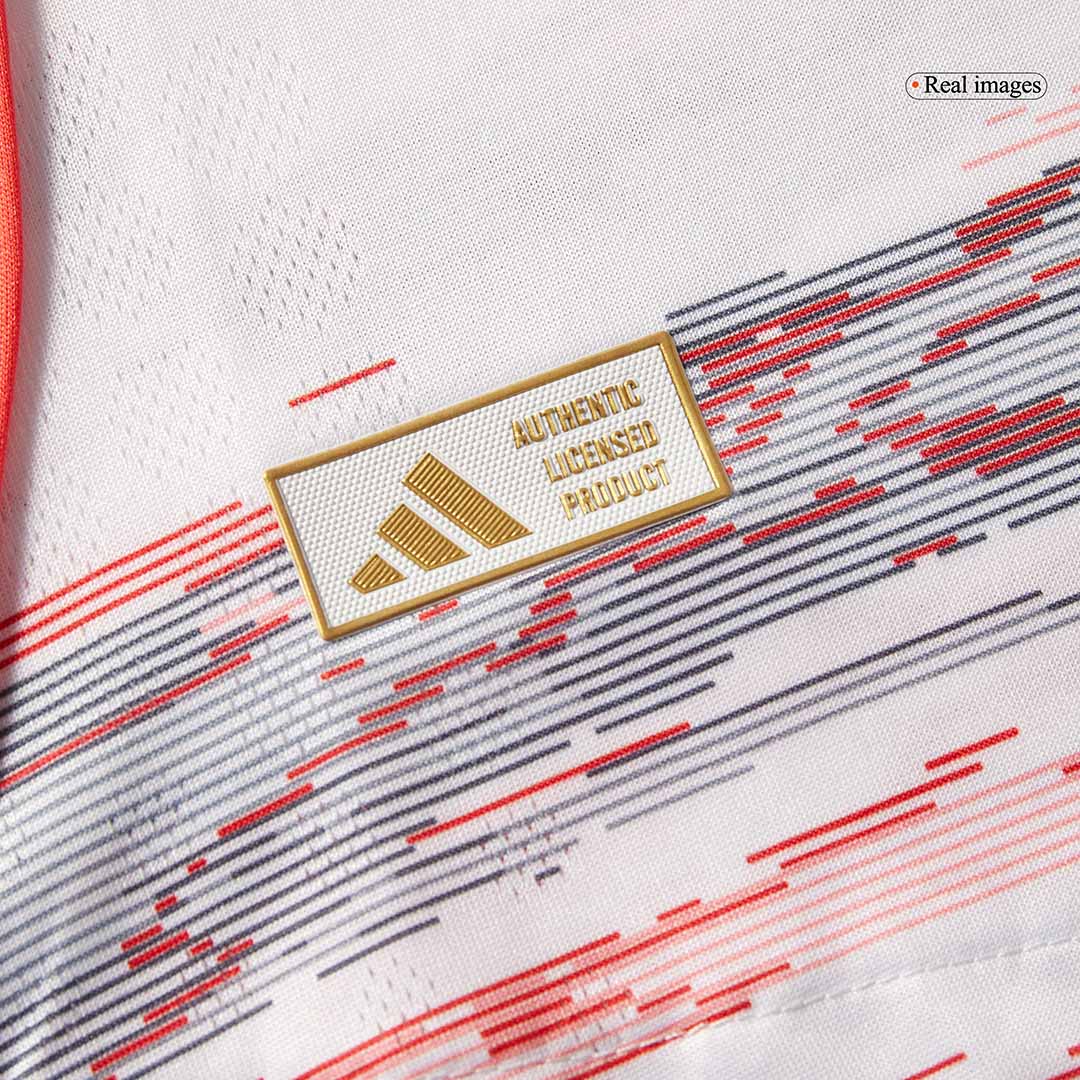 MÜLLER #25 Hiteles Bayern Munich Idegenbeli Soccer Mez 2025/26 Fehér