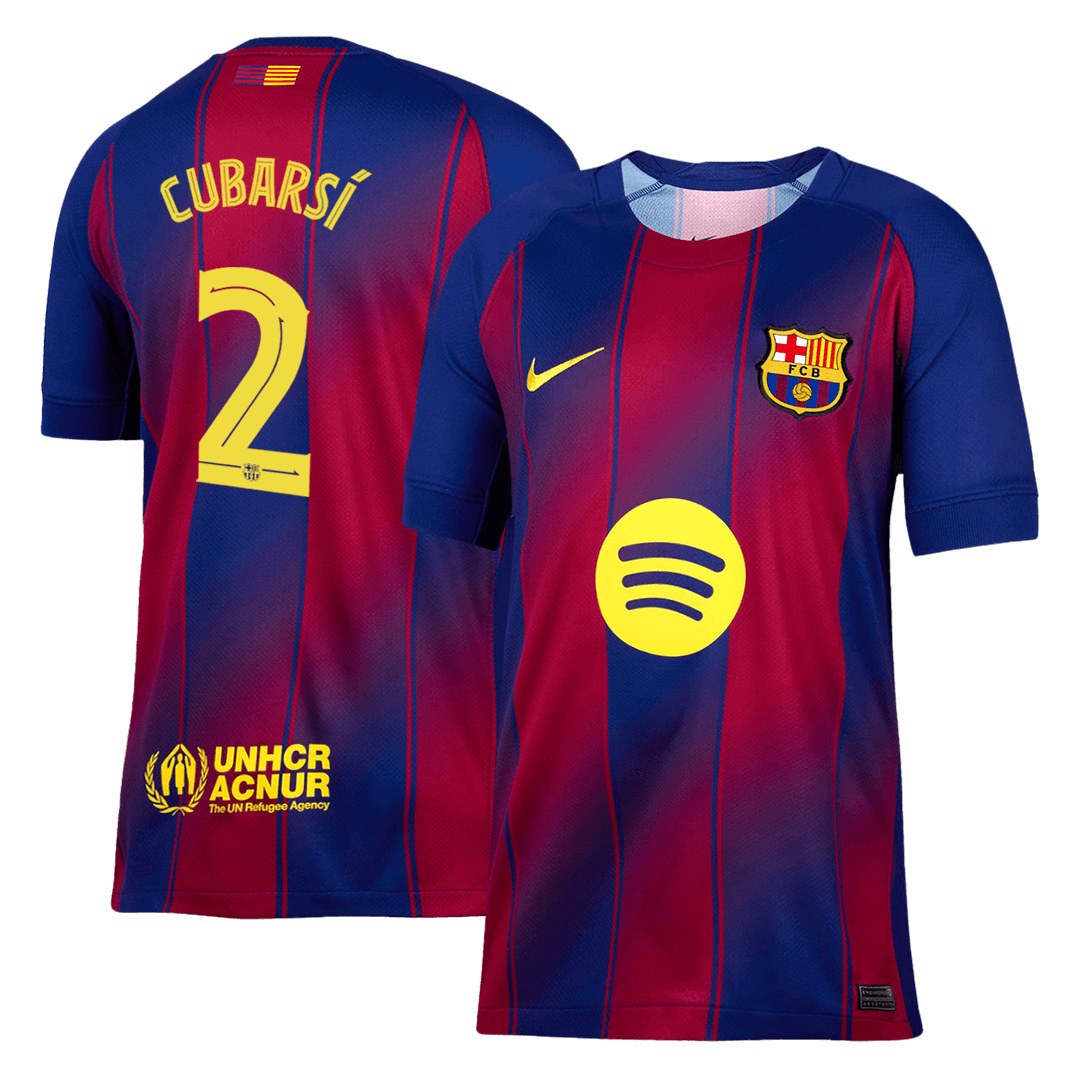 CUBARSÍ #2 Barcelona Otthon Soccer Mez 2025/26 Piros&Kék - UCL