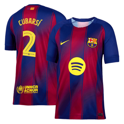 CUBARSÍ #2 Barcelona Otthon Soccer Mez 2025/26 Piros&Kék - UCL