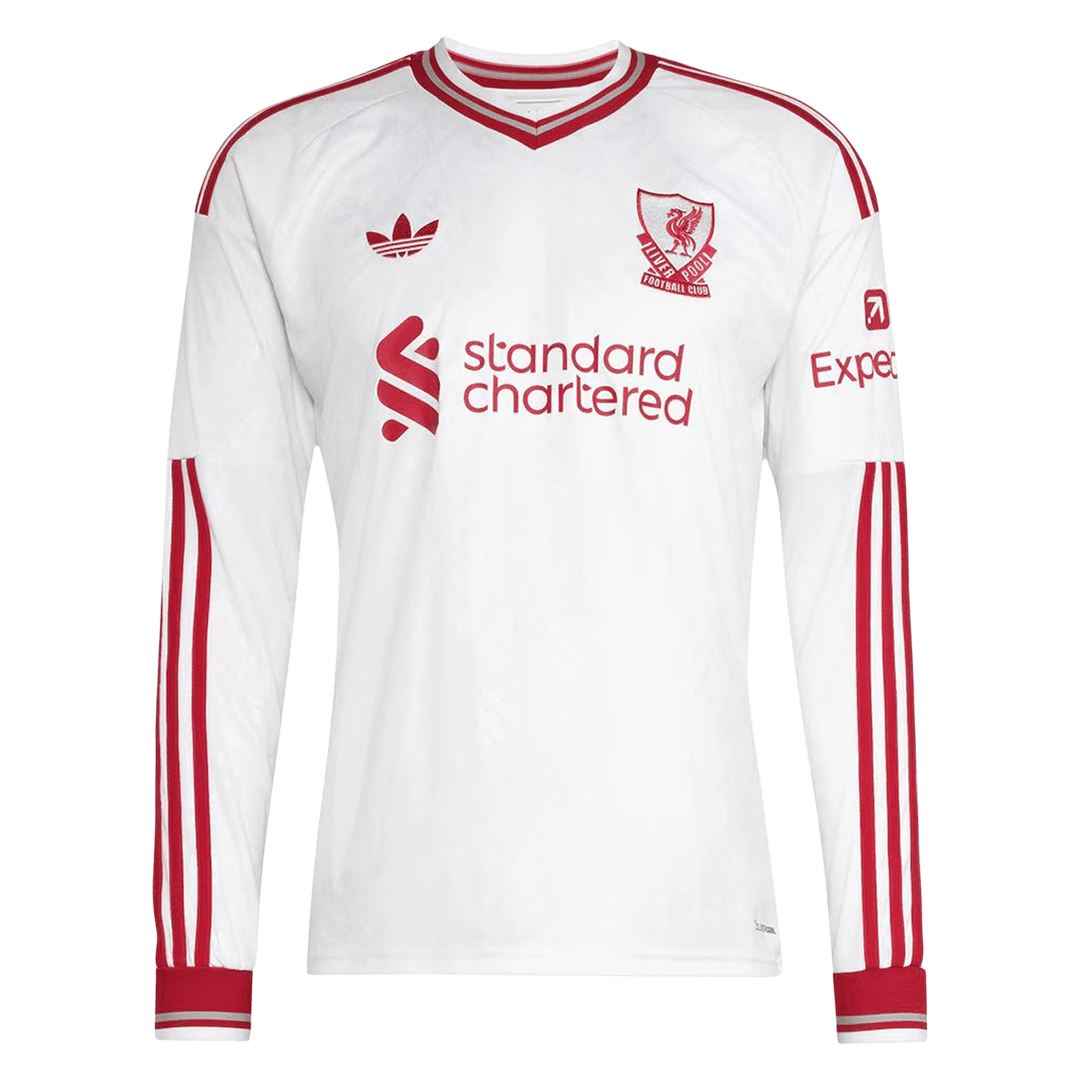 Liverpool Idegenbeli Hosszú Ujjú Mez 2026/27 Fehér
