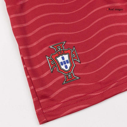 Portugal RONALDO #7 Gyerek Hazai Világbajnokság Mez Készlet(Mez+Nadrág) 2026 Piros