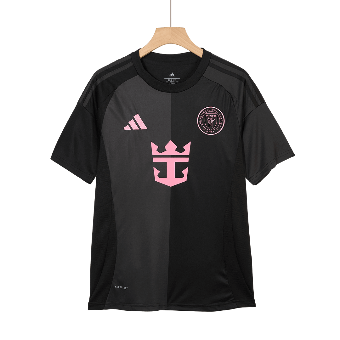 DE PAUL #7 Inter Miami Idegenbeli Soccer Mez 2025 Fekete&Szürke