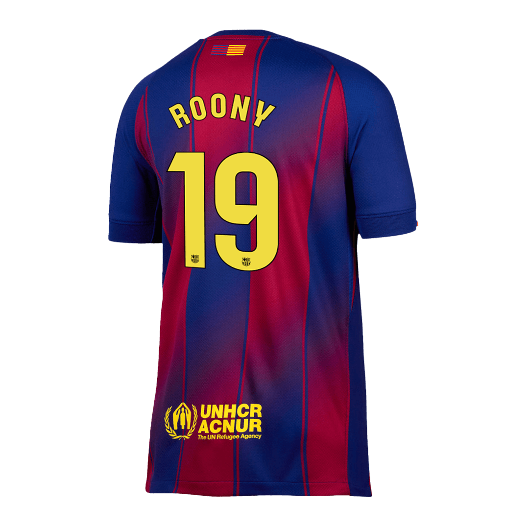 ROONY #19 Barcelona Otthon Futball Mez 2025/26    Piros&Kék