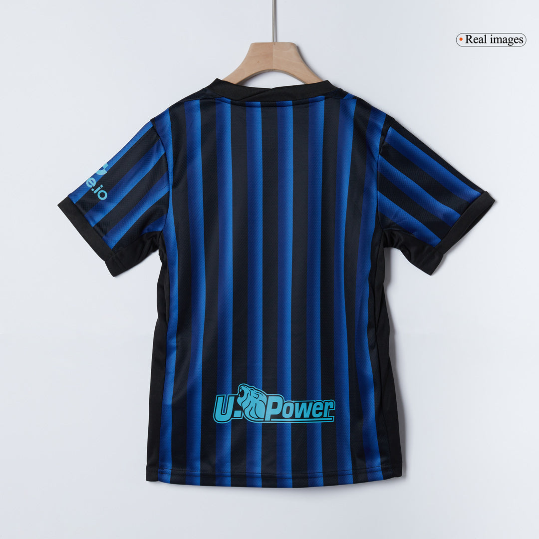 Kid's Inter Milan Otthon Soccer Mez Készlet(Mez+Rövidnadrág) 2025/26 Kék&Fekete