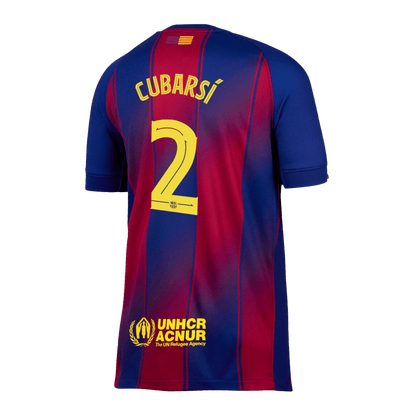 CUBARSÍ #2 Barcelona Otthon Soccer Mez 2025/26 Piros&Kék - UCL