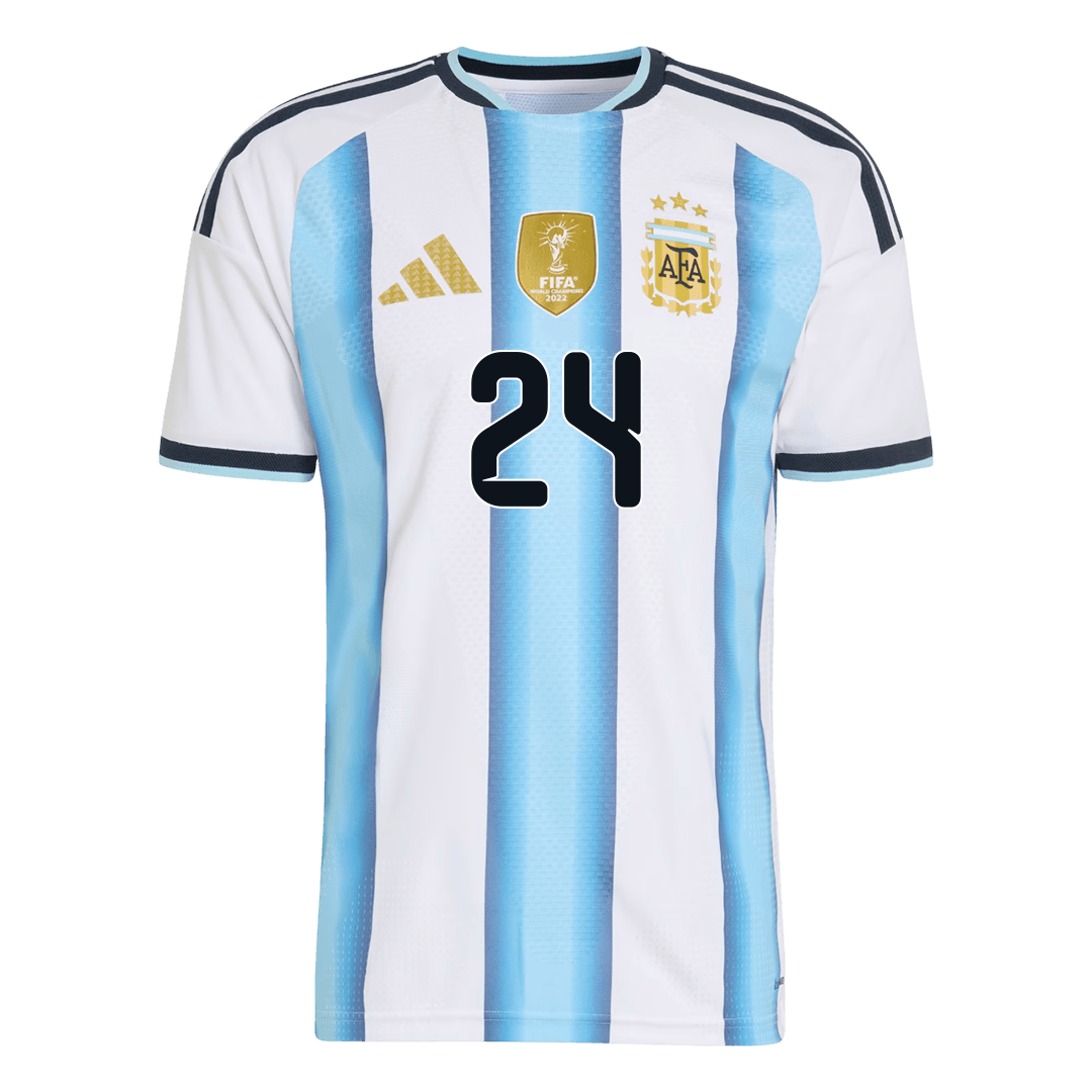 E. FERNÁNDEZ #24 Argentina Játékos Verzió Hazai Mez Világbajnoki 2026