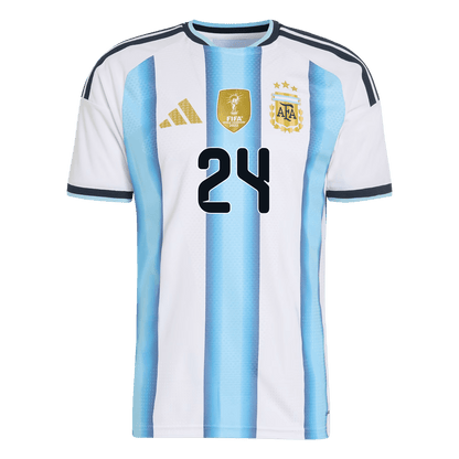 E. FERNÁNDEZ #24 Argentina Játékos Verzió Hazai Mez Világbajnoki 2026