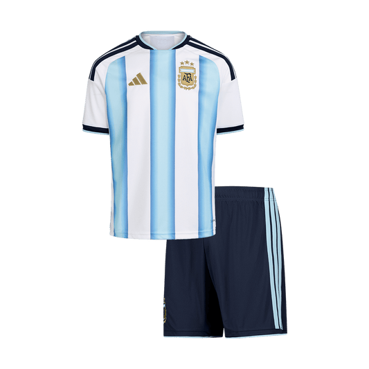 Argentina Gyerek Otthoni Mez Készlet(Mez+Nadrág) World Cup 2026
