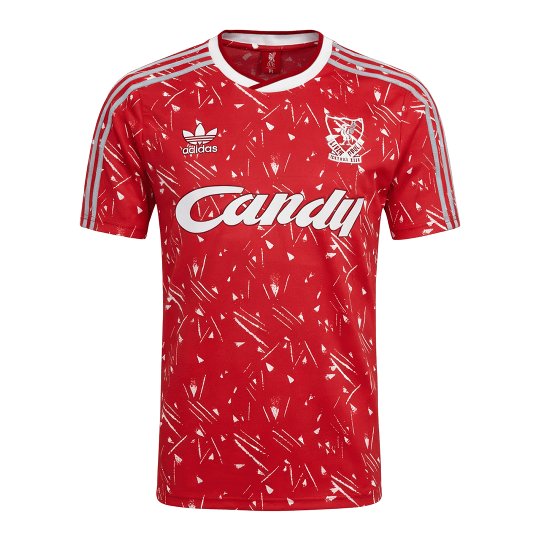 Liverpool Hazai Retro Futball Mez 1989/91 Piros