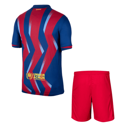 Barcelona Negyedik Mez Szett (Mez+Nadrág) 2025/26 Piros&Kék