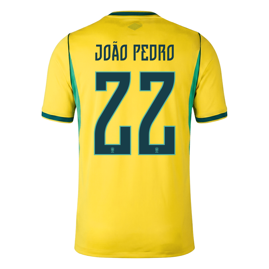 JOÃO PEDRO #22 Brazil Hazai Mez 2026 Sárga
