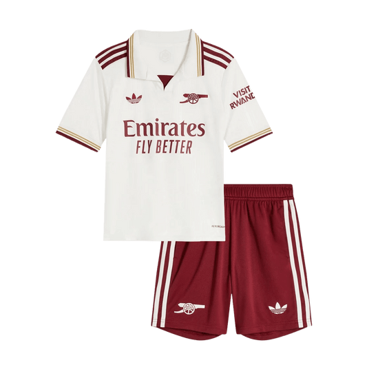 Gyerek Arsenal 
 Idegenbeli Harmadik 
Mez 
 
2025/26 
 Fehér