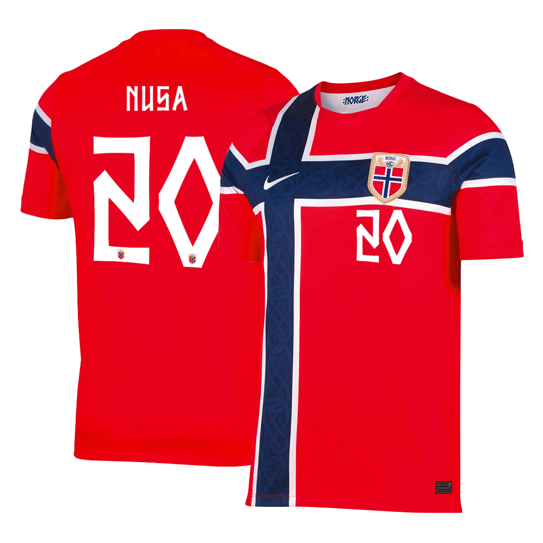 NUSA #20 Norway Hazai Világbajnoki Mez 2026 Piros