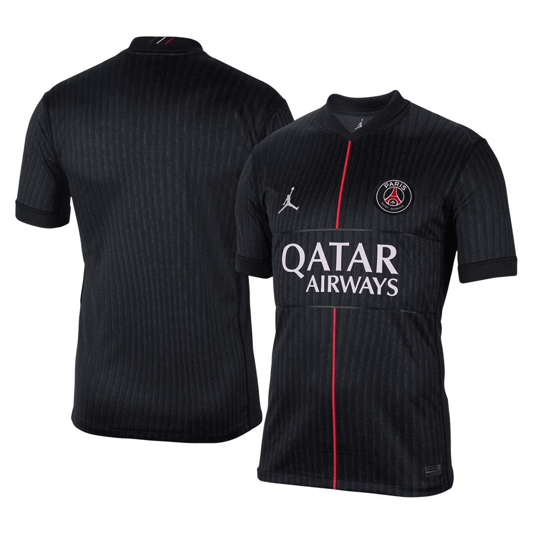 PSG Negyedik Mez Szett (Mez+Nadrág) 2025/26 Fekete