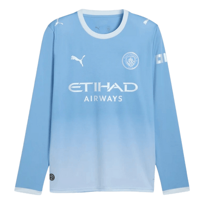 Manchester City Hazai Hosszú Ujjú Mez 2026/27 Kék