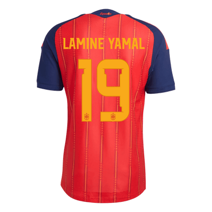 LAMINE YAMAL #19 Spain Játékos Verzió Hazai Világbajnoki Mez 2026 Piros
