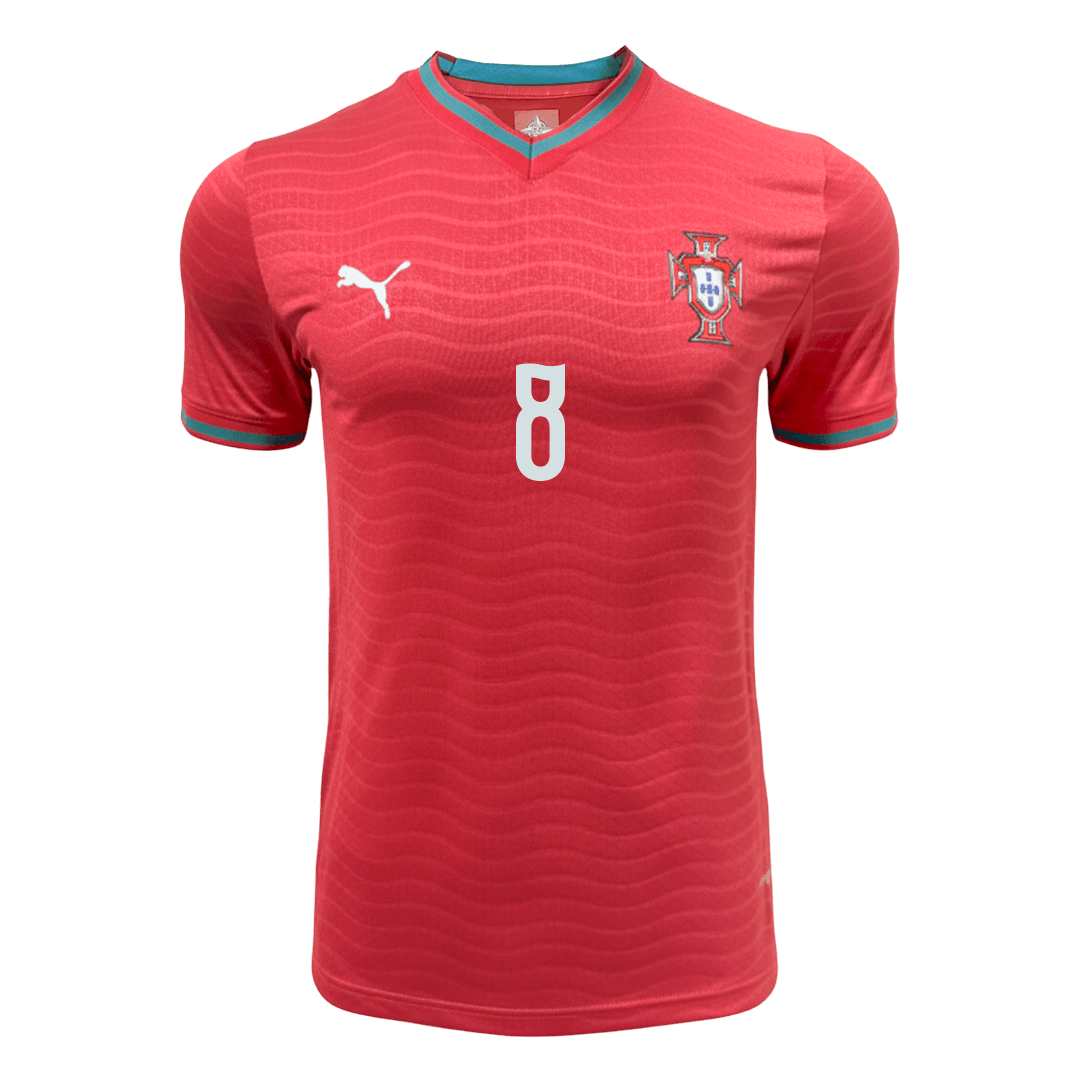 B.FERNANDES #8 Portugal Játékos Verzió Hazai Mez World Cup 2026 Piros