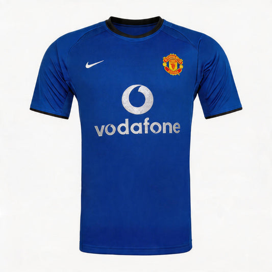 Manchester United Harmadik Retro Futball Mez 2002/03 Kék
