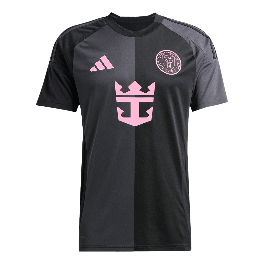 DE PAUL #7 Inter Miami Idegenbeli Soccer Mez 2025 Fekete&Szürke
