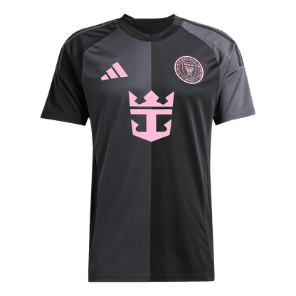 DE PAUL #7 Inter Miami Idegenbeli Soccer Mez 2025 Fekete&Szürke