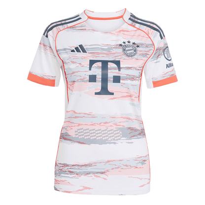 Women's Bayern Munich Idegenbeli Soccer Mez 2025/26 Fehér