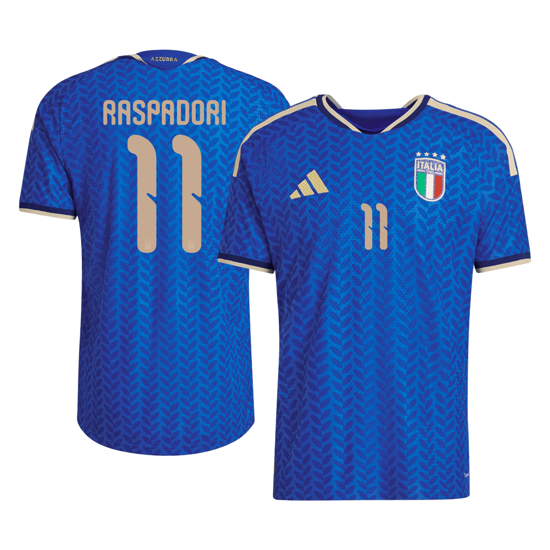 RASPADORI #11 Italy Játékos Verzió Hazai World Cup Mez 2026 Kék