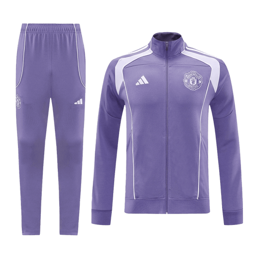 Manchester United Kabát Szett (Dzseki + Nadrág) Edzés Dzseki 2025/26 Lila
