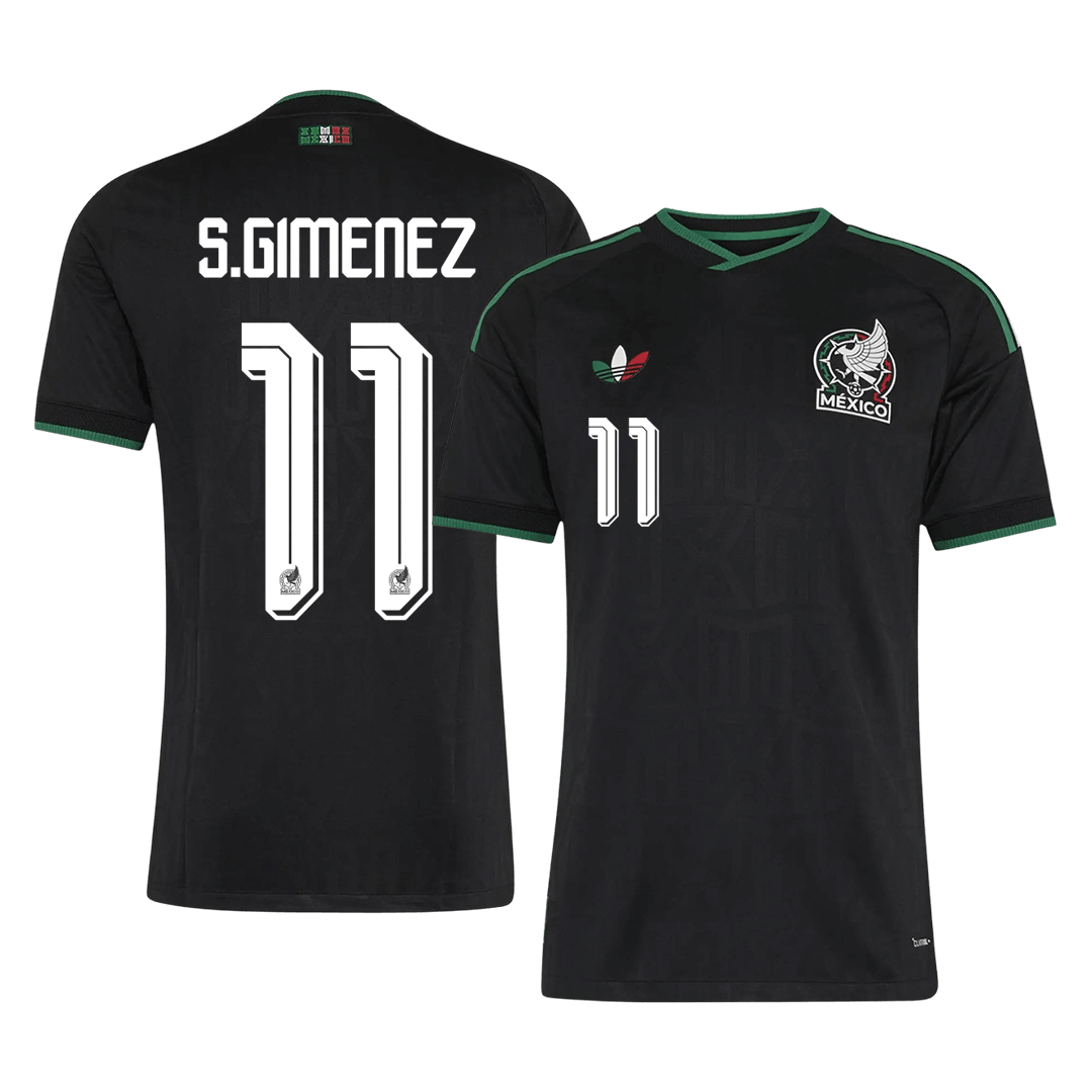 S.GIMENEZ #11 Mexico Játékos Verzió Harmadik Mez Világbajnoki 2026 Fekete
