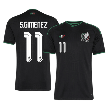 S.GIMENEZ #11 Mexico Játékos Verzió Harmadik Mez Világbajnoki 2026 Fekete