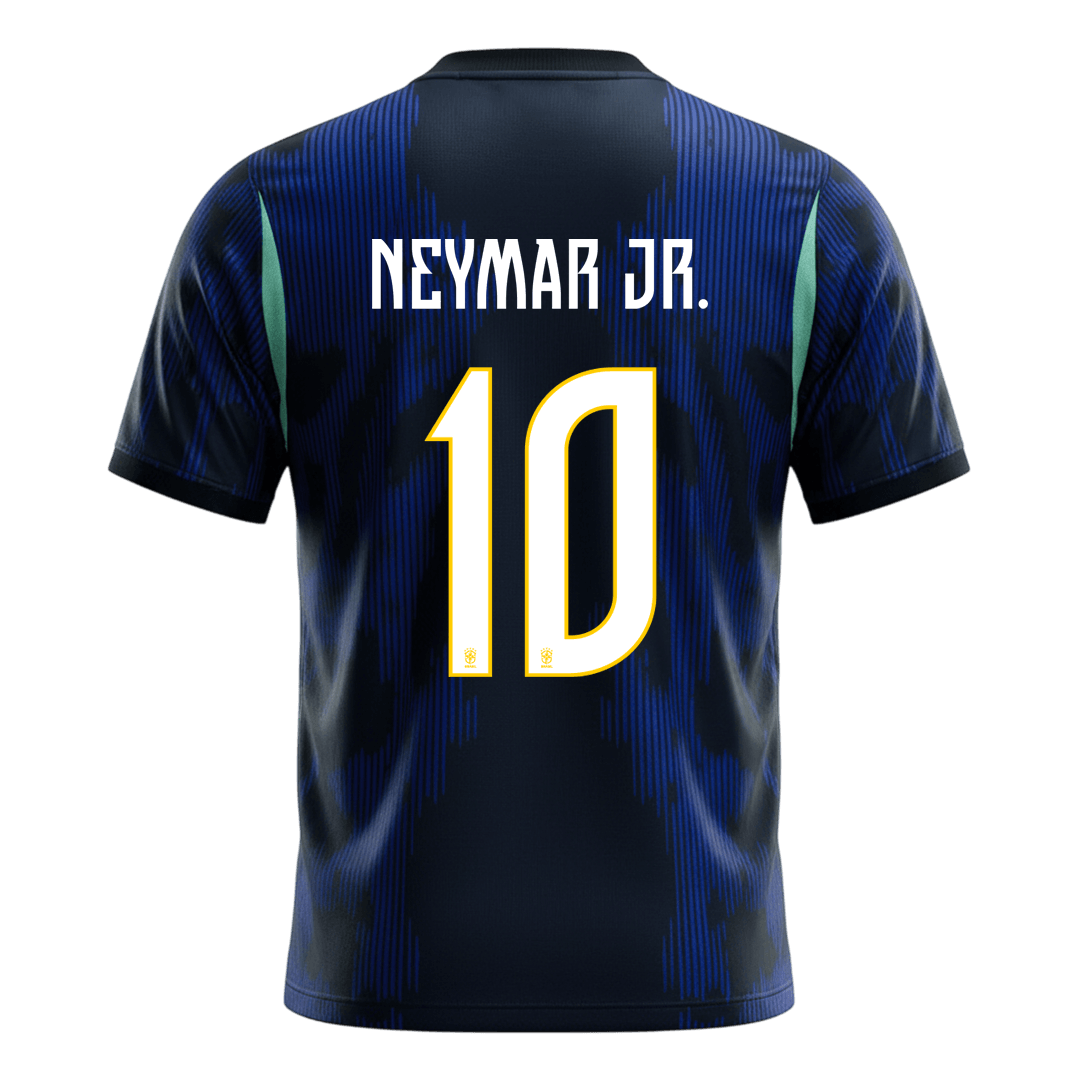 NEYMAR JR. #10 Brazil Idegenbeli Mez 2026 Sötétkék