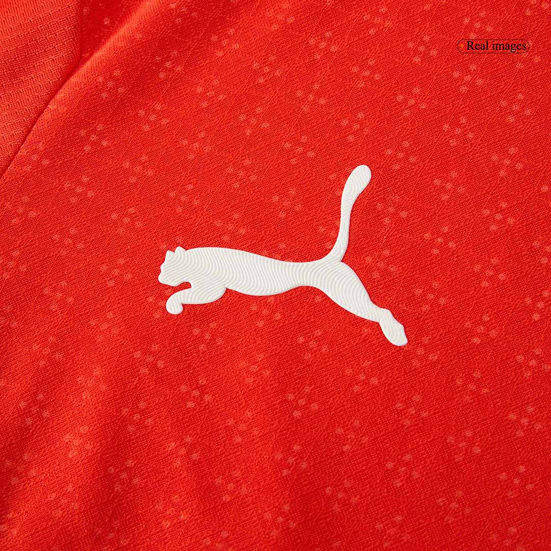 RONALDO #7 Portugal Játékos Otthon Mez 2025 Piros