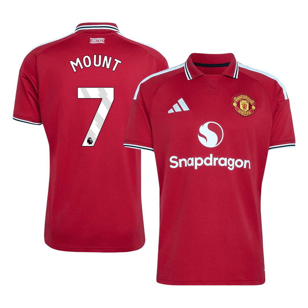 MOUNT #7 Manchester United Hazai Mez 2026/27 Piros