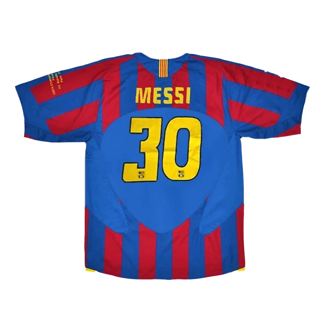MESSI #30 Barcelona Otthon Retro Futball Mez 2005/06