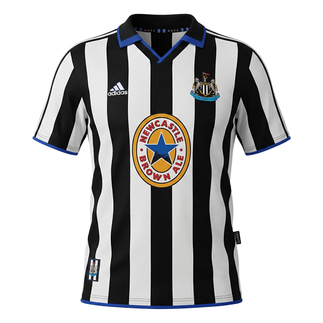 Newcastle United Hazai Retro Futball Mez 1999/00 Fekete&Fehér 2025/26
