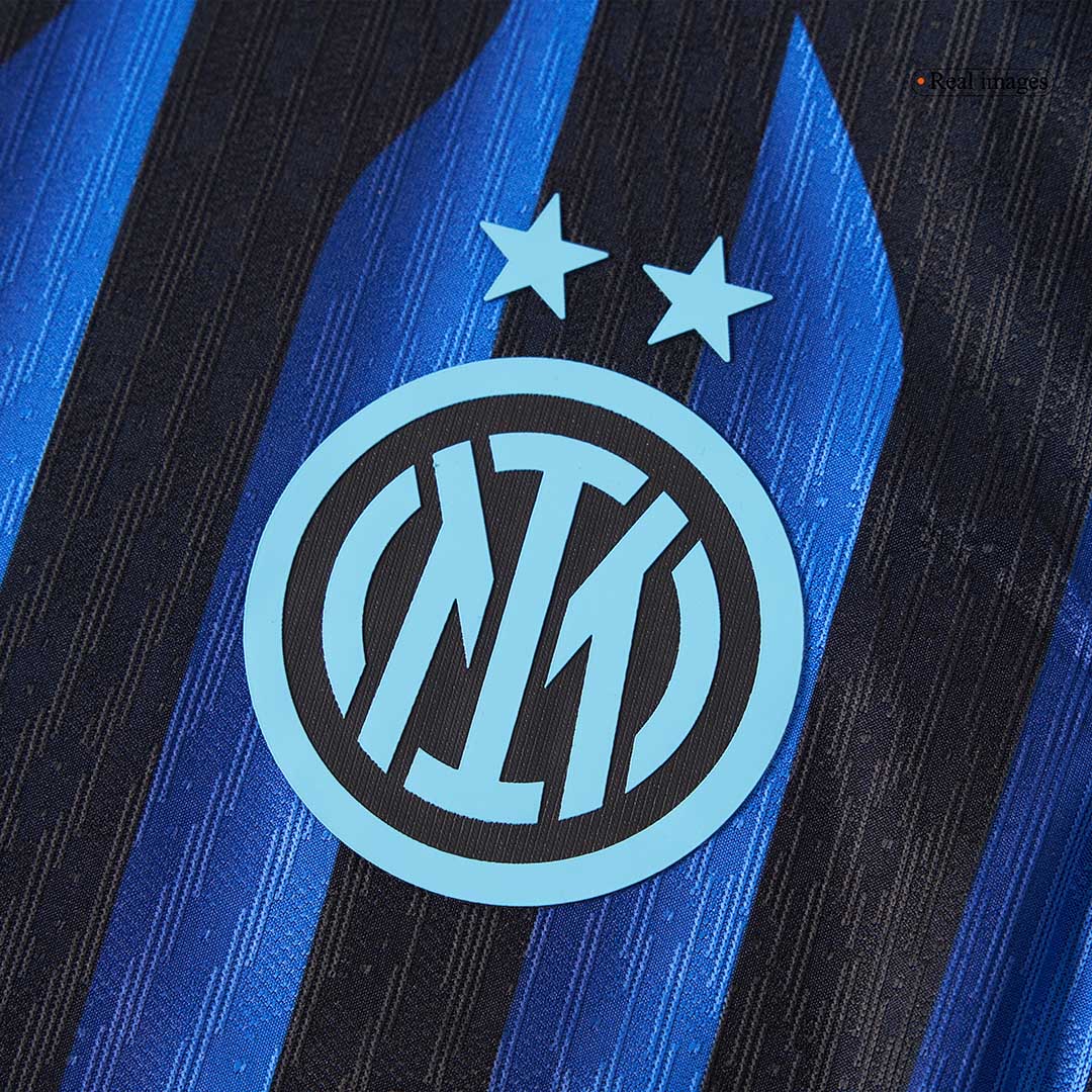 LAUTARO #10 Hiteles Inter Milan Otthon Soccer Mez 2025/26 Kék&Fekete